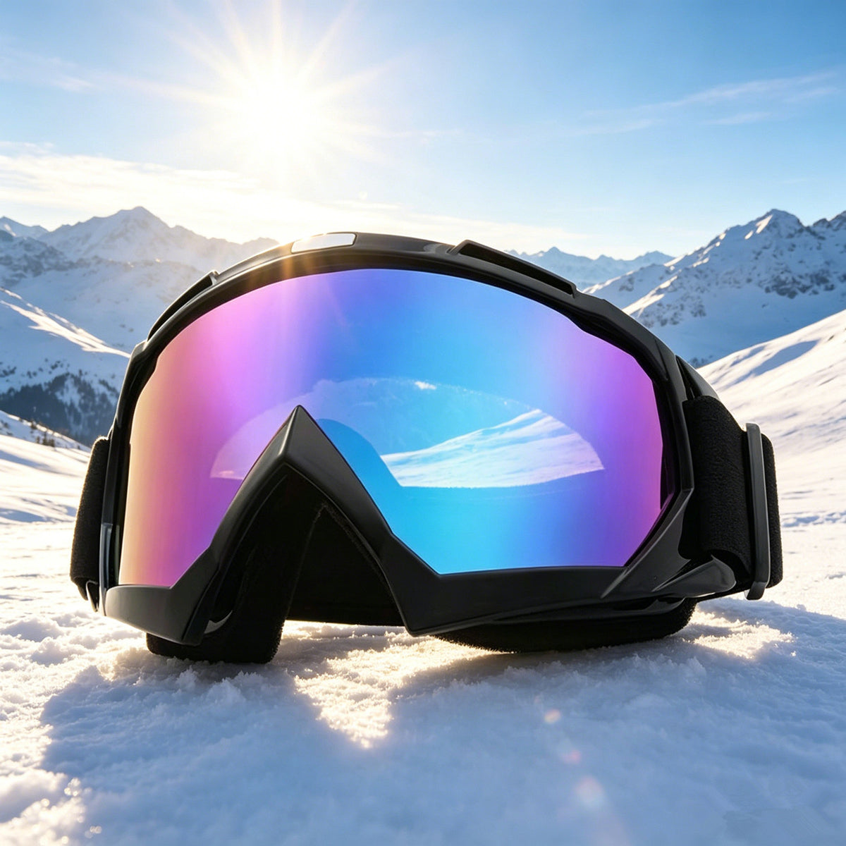 Off-Road Motorcycle Goggles Fit Over Glasses UV400 Anti-Fog Dustproof Durable