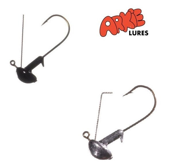 Fishing Jig Heads - Weedless Stand-Up Bait Hooks for Bass - 10 Pack
