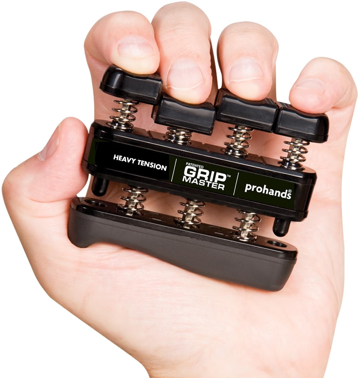 Gripmaster Hand Exerciser 9 lb Heavy Tension - Prohands Black