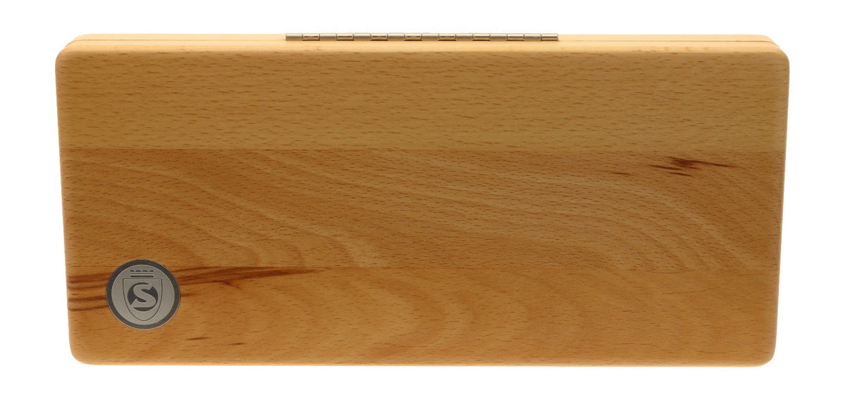 Bicycle Tool Kit with Hex Keys, Torx, and Bits - Wooden Storage Box