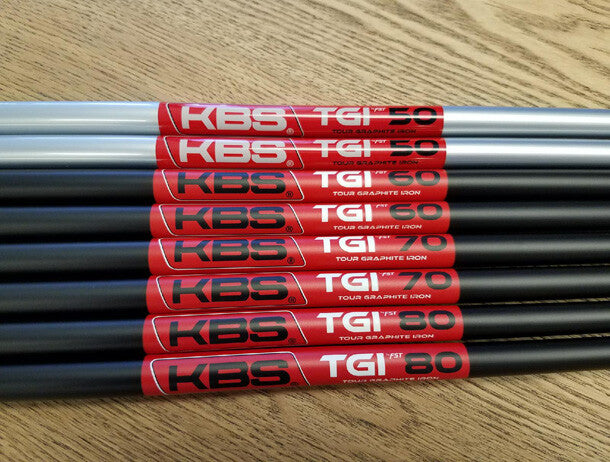 Golf Iron Shaft Set Graphite TGI Tour .370 Parallel Tip Choose Flex & Weight