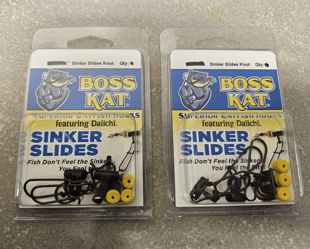 Fishing Sinkers and Knot Protectors Set – 2 Packs with 3 Sinkers & 3 Bumpers Each