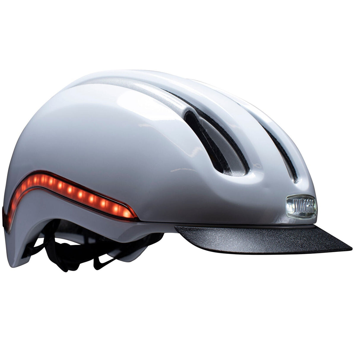 Bike Helmet with LED Lights MIPS Protection Large/X-Large White