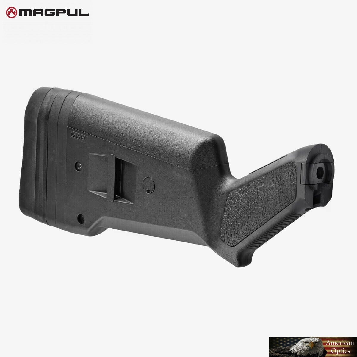 Magpul SGA Shotgun Stock for Mossberg 500 590 590A1 Black - Adjustable Recoil-Reducing