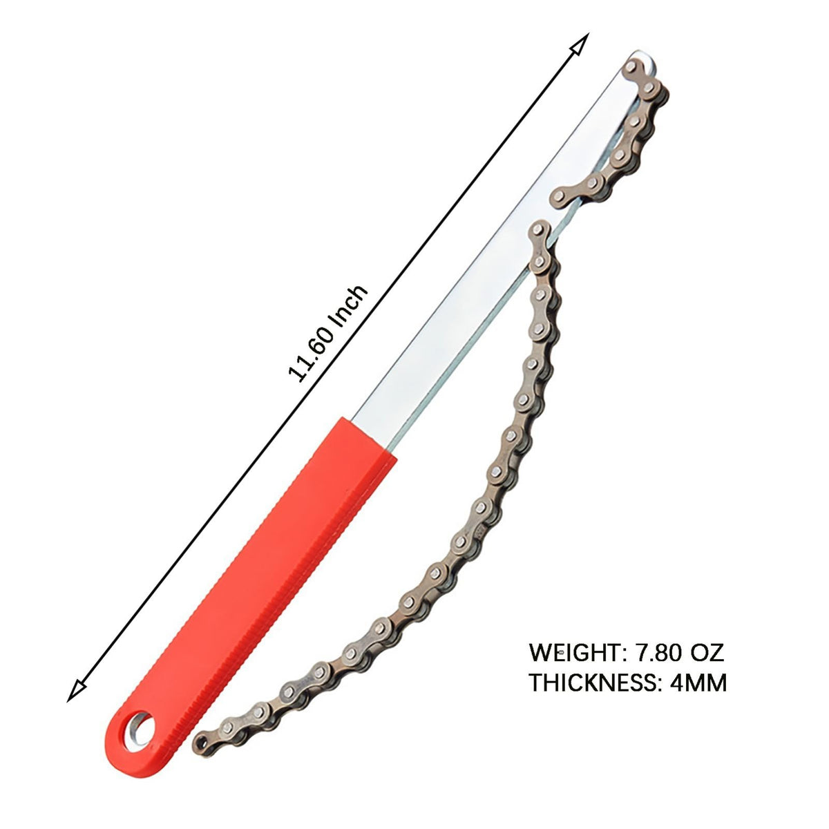 Bike Cassette & Freewheel Removal Tool Kit with Chain Whip for Bicycle Maintenance