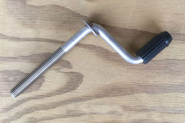 Snowmobile Trailer Tiedown Crank Stainless Steel 1/2 inch Threaded Handle