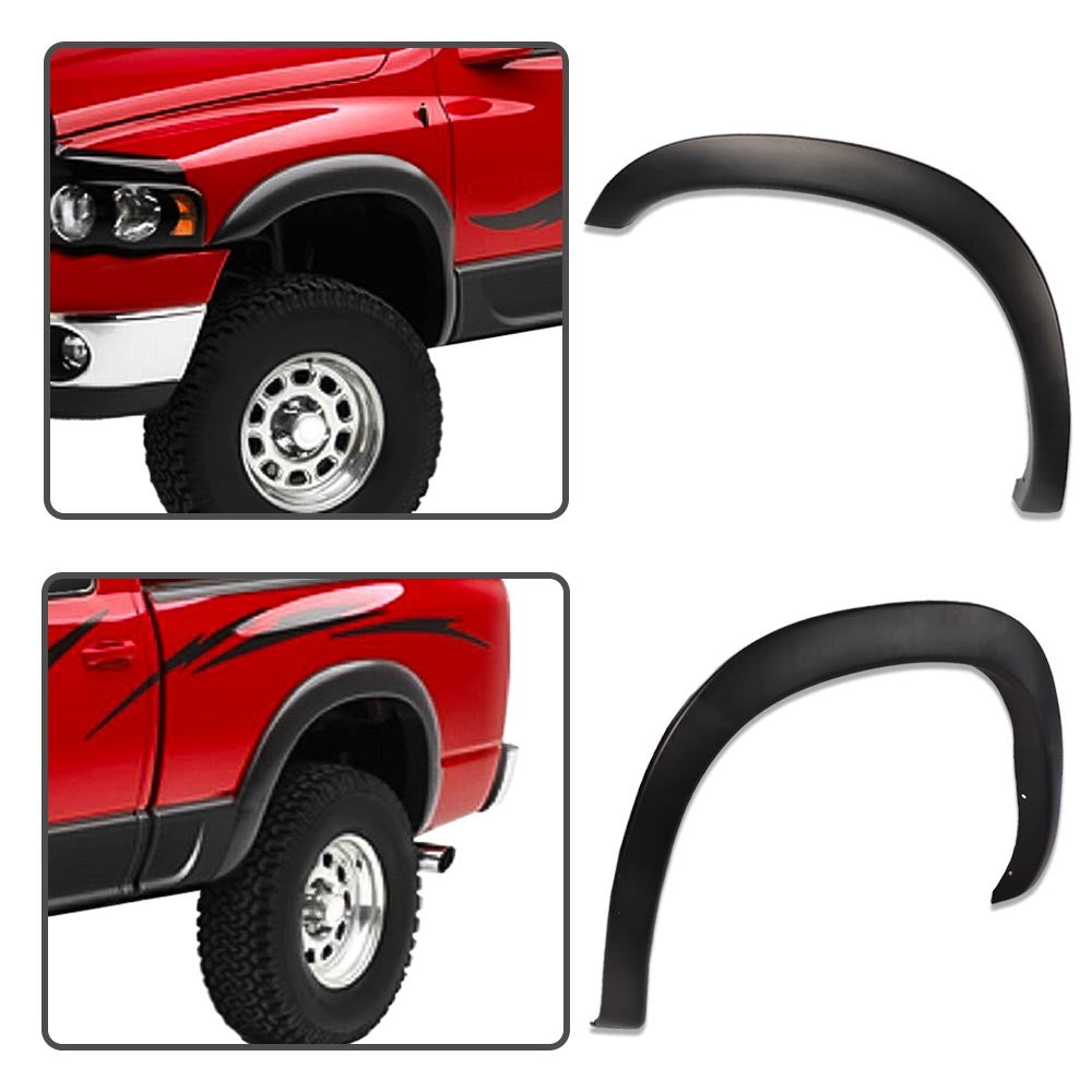 Dodge Ram Fender Flares Kit 2002-2008 Polypropylene Off-Road Protection