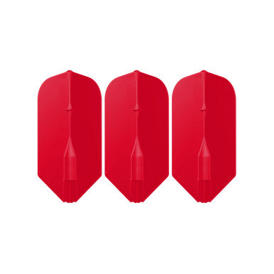 L-Style EZ Flights (Slim) – Red, Pro Ring, 90° Accuracy