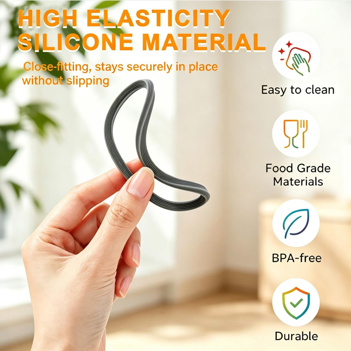 Replacement Silicone Seal Ring for Owala FreeSip Bottles 5-Pack