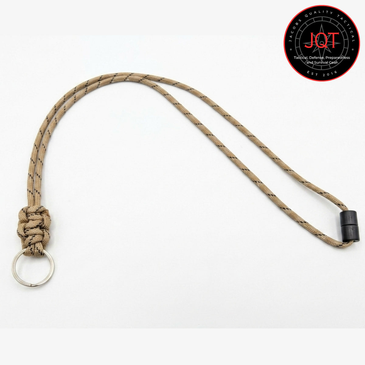 Paracord Neck Lanyard with Safety Breakaway for Keys, Badges, Tools