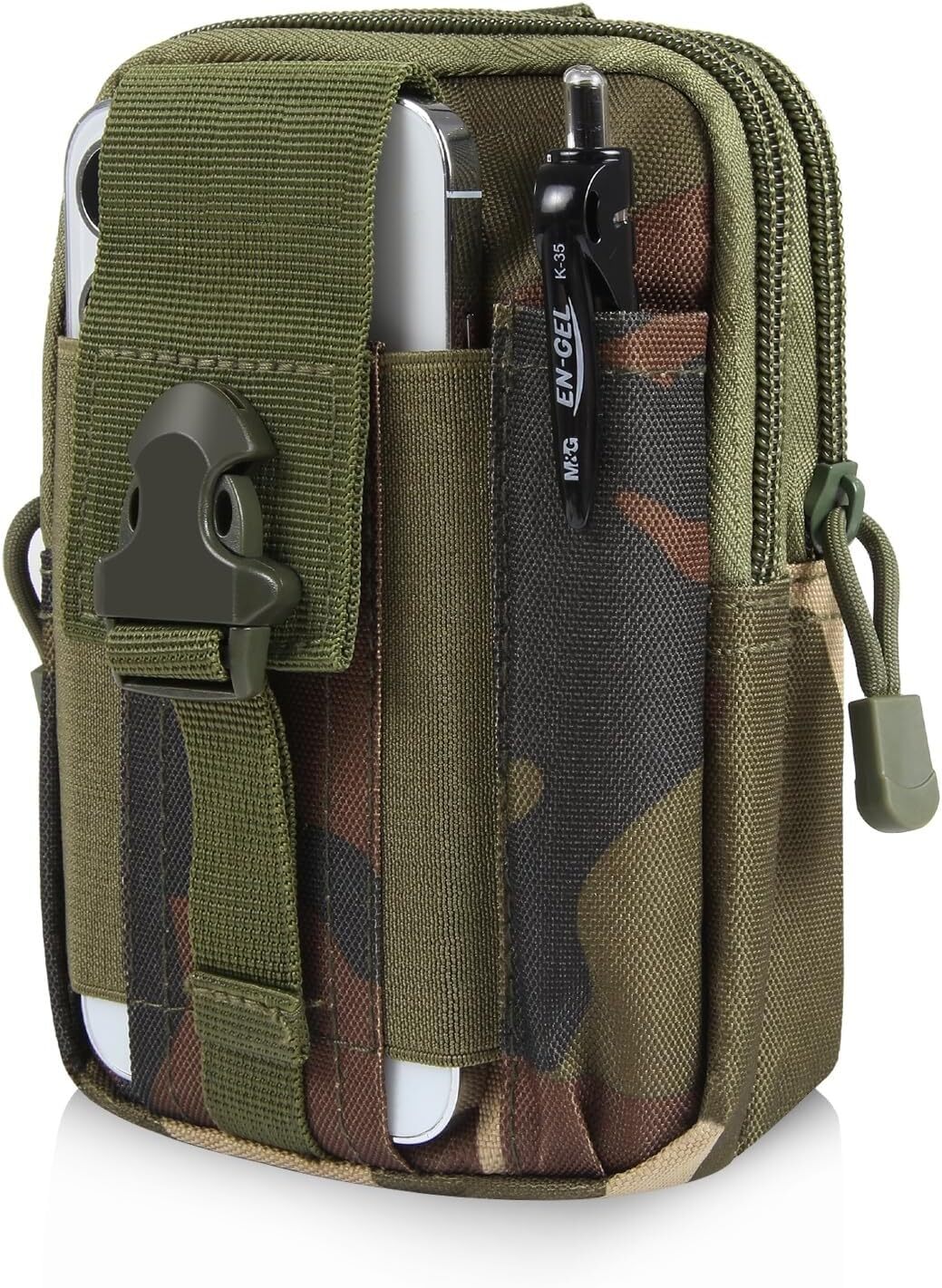 Tactical Molle Pouch Waist Bag with Phone Holder and Belt Clip