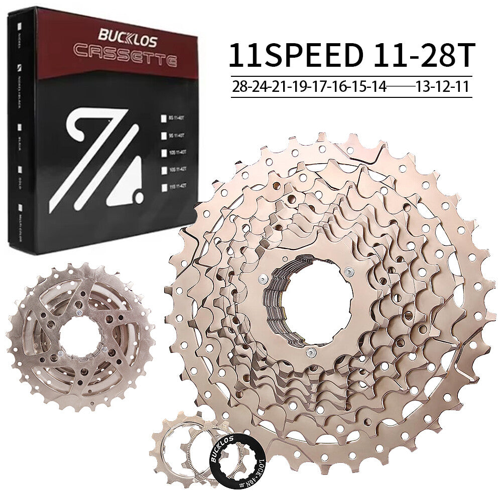 Bike Cassette and Chain Set for Shimano SRAM 8-12 Speed, 11-52T