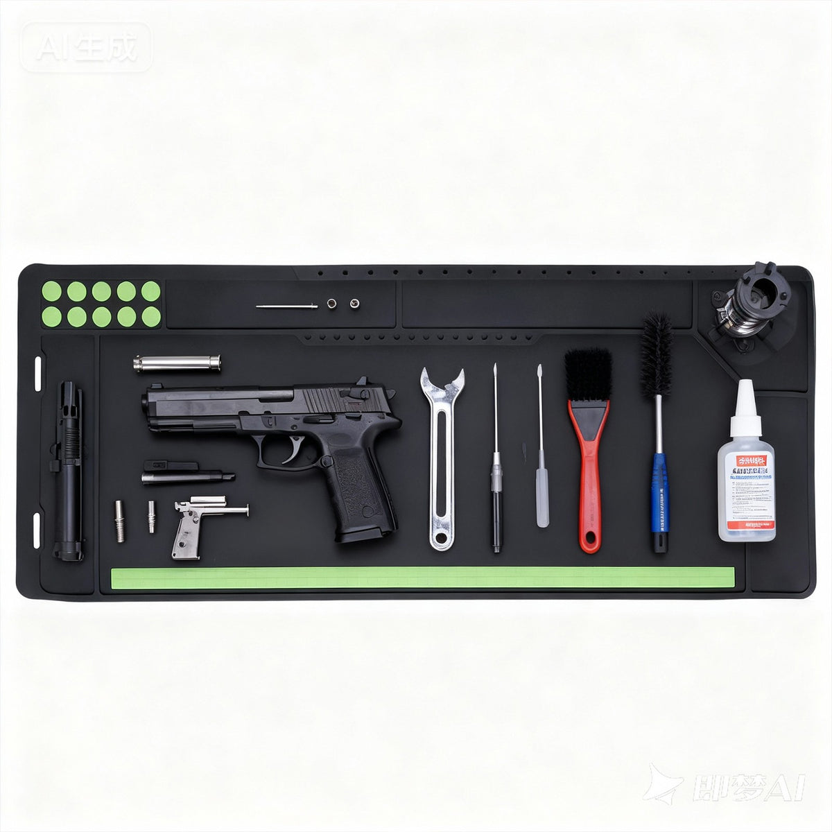 Large Gun Cleaning Mat 36x12 Inches for Rifle Pistol Shotgun Maintenance