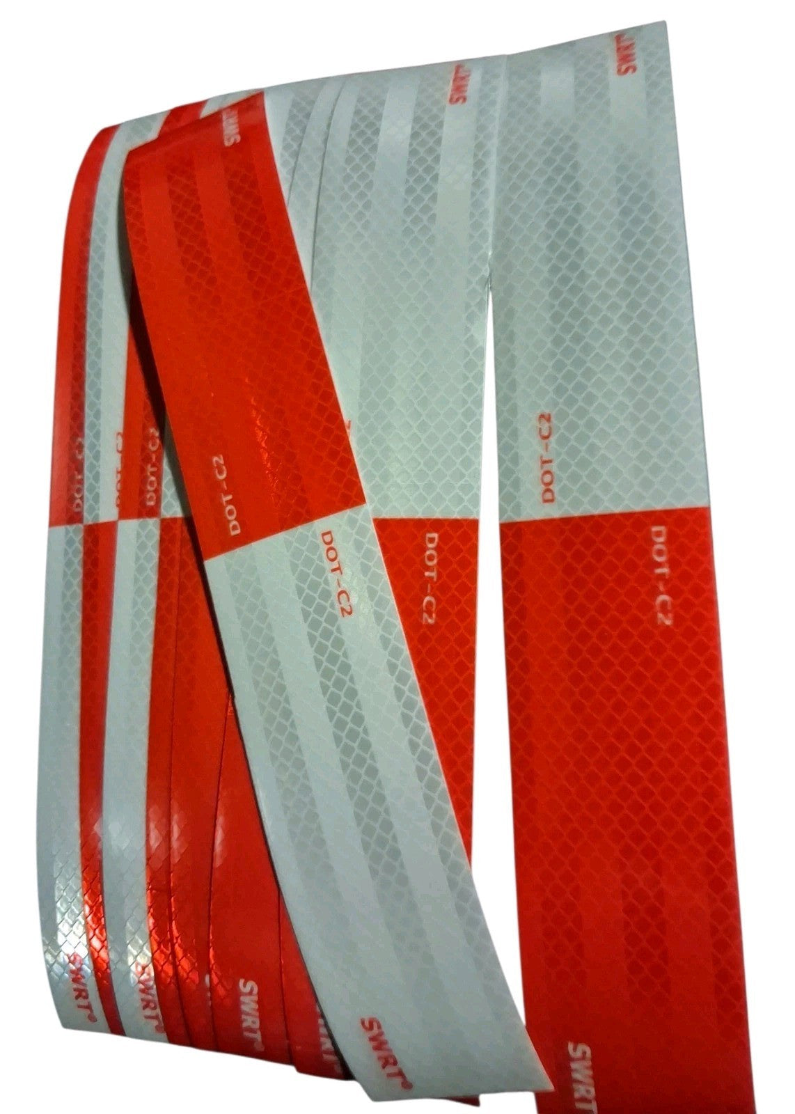 DOT Reflective Tape Safety Warning Strips for Trailer RV Conspicuity - 10 Pack