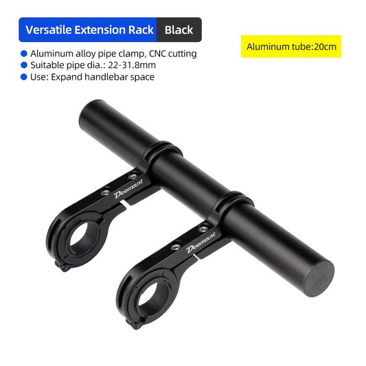 Bike Handlebar Extender Bar for Lights GPS Phone Mounts - Durable Aluminum