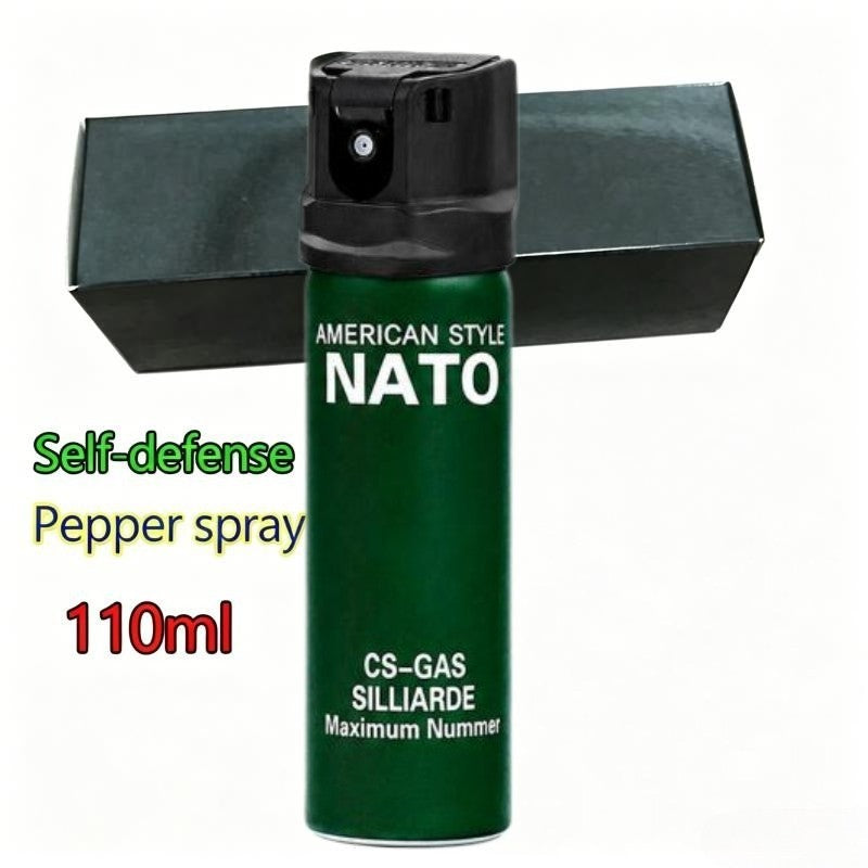 Personal Safety CS Tear Gas Spray 110ml Flip Top Guard Self Defense