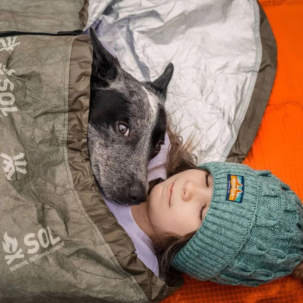 Emergency Survival Bivvy Shelter with Hood - Reflective, Waterproof, Tear-Resistant