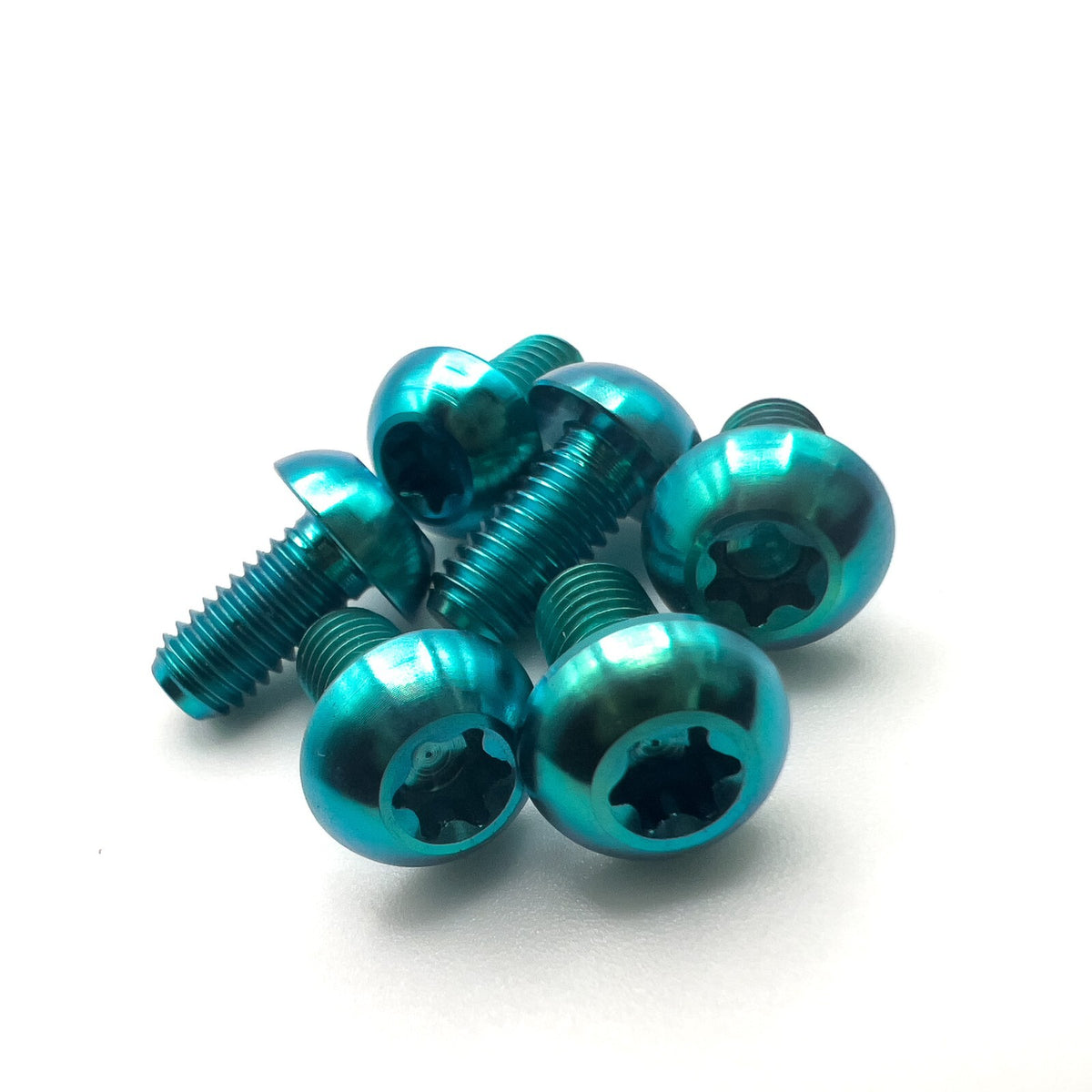 Titanium MTB Brake Rotor Bolt Kit - 6 Bolt Bike Disc Brake Accessories