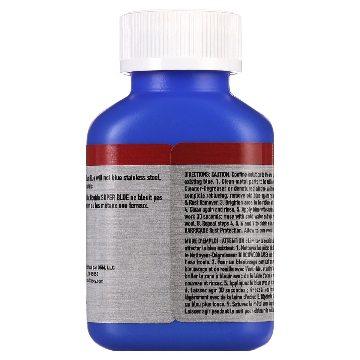 Liquid Gun Blue for Firearms Restoration - Double Strength & Easy Application