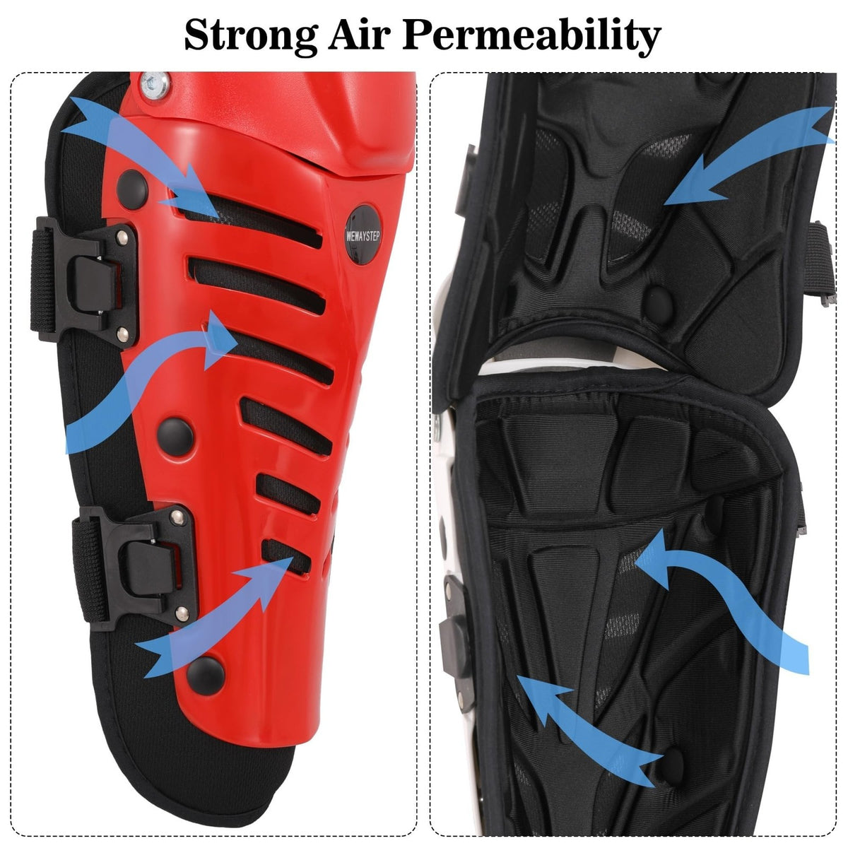 Adjustable Motorcycle Knee Shin Guards Protective Gear Men MTB Off-Road