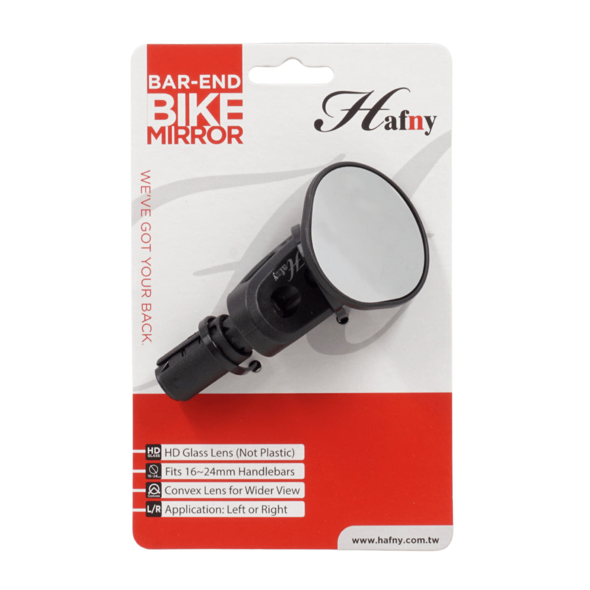 Drop Bar End Mirror Handlebar Bike Mirror Convex Glass 16-24mm