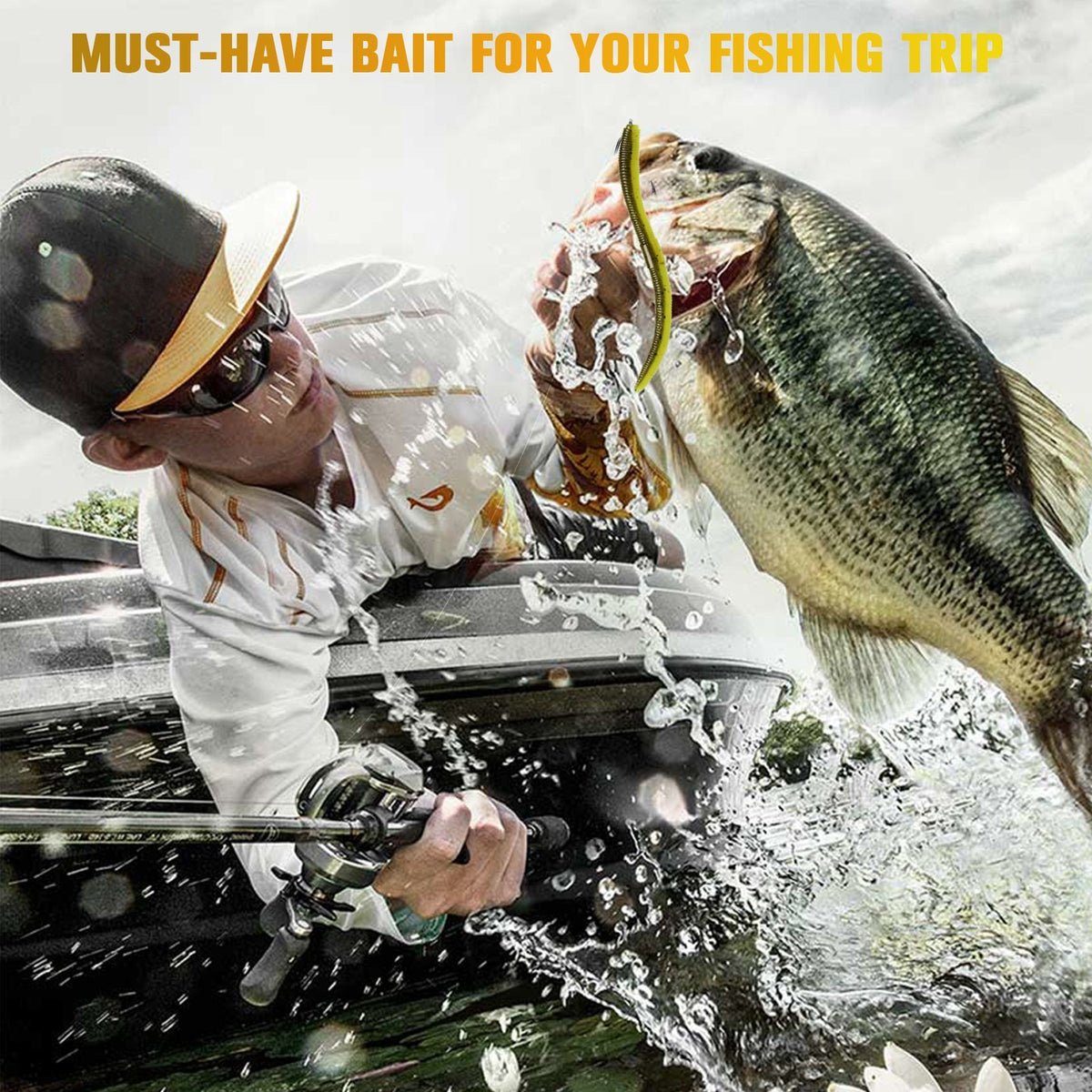 Fishing Wacky Worm Kit with Soft Plastic Baits Hooks and Accessories - All Variants