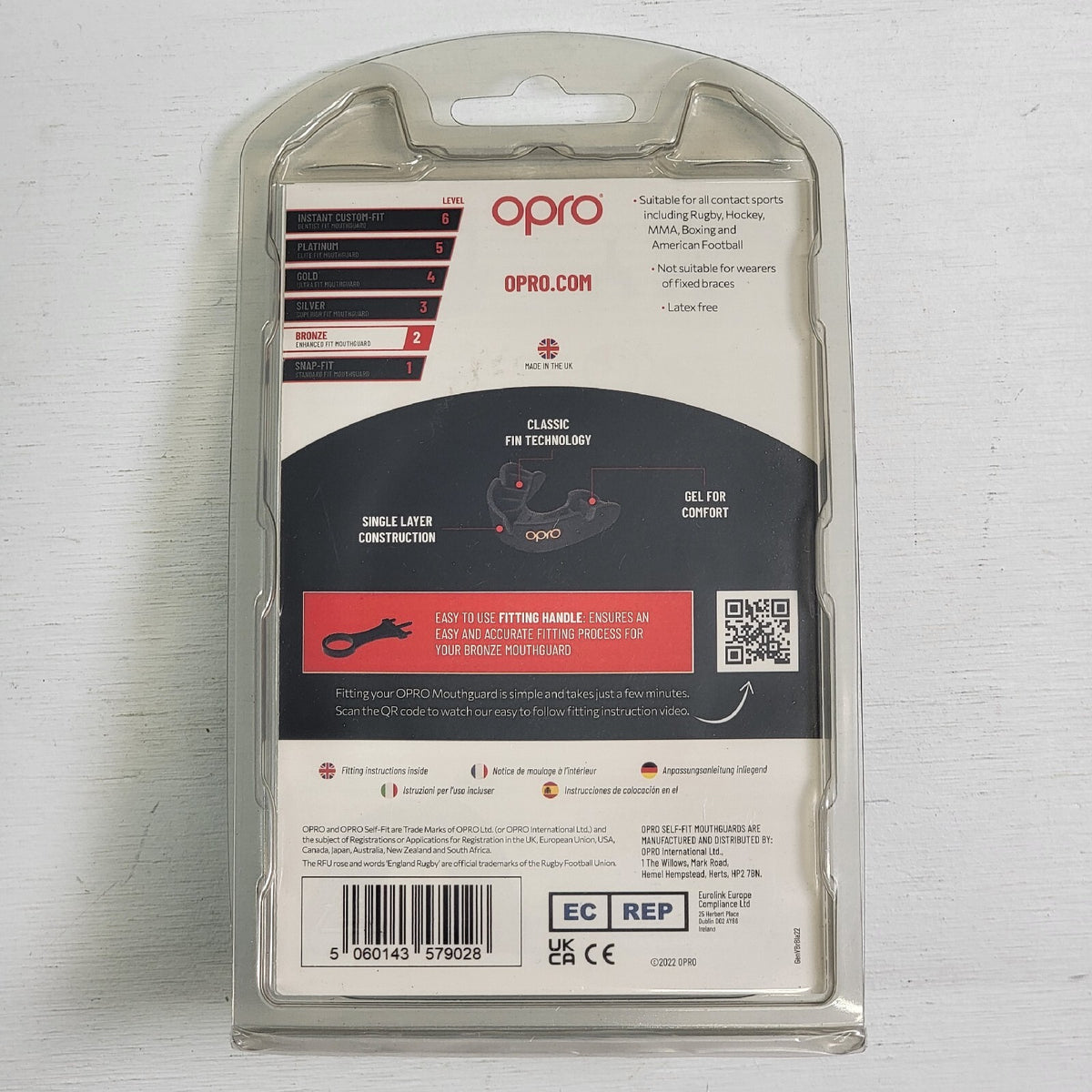 Adult Sports Mouthguard Level 2 - Enhanced Fit for Contact Sports