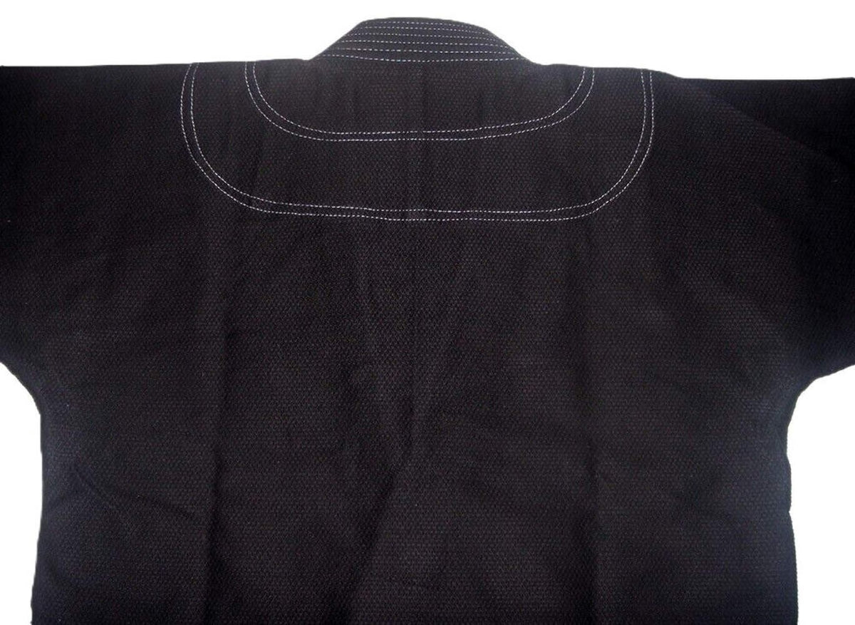 Brazilian Jiu Jitsu Gi Uniform Set with Free Belt - Black and Gray