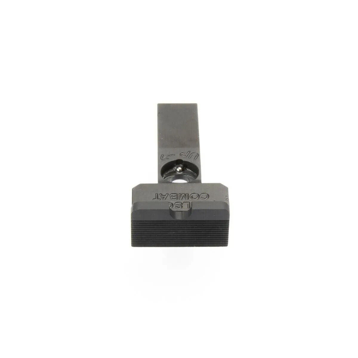 Adjustable Rear Sight for Colt Python & Anaconda Revolvers - Serrated Blade, Black Steel