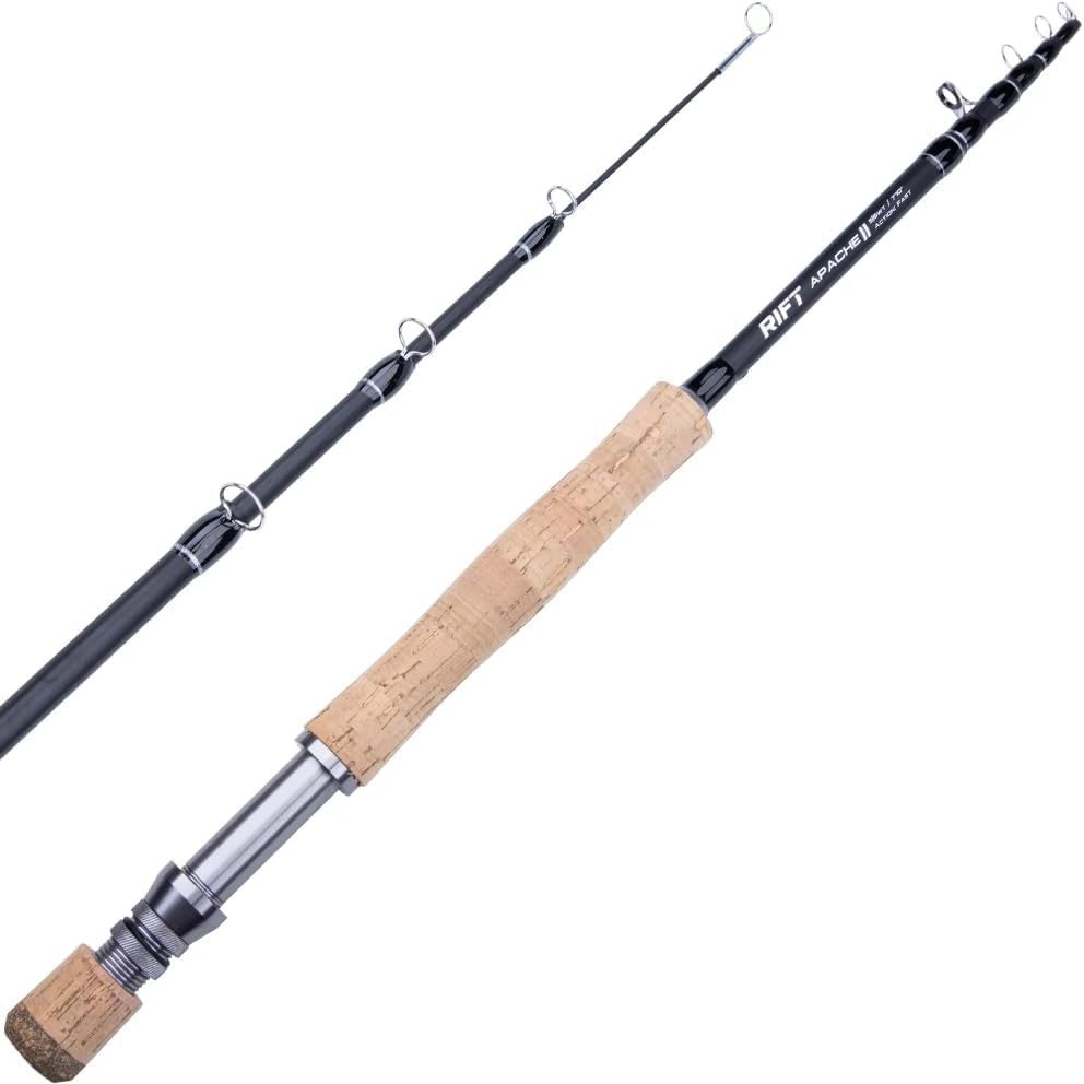 Unbranded Carbon Fiber Telescopic Fly Fishing Rod - One-Piece