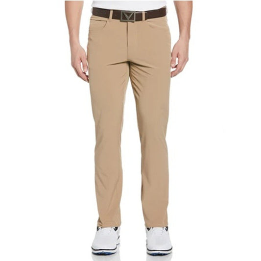 Men's Golf Pants with Texture and 5 Pockets - Stretch, Moisture-Wicking