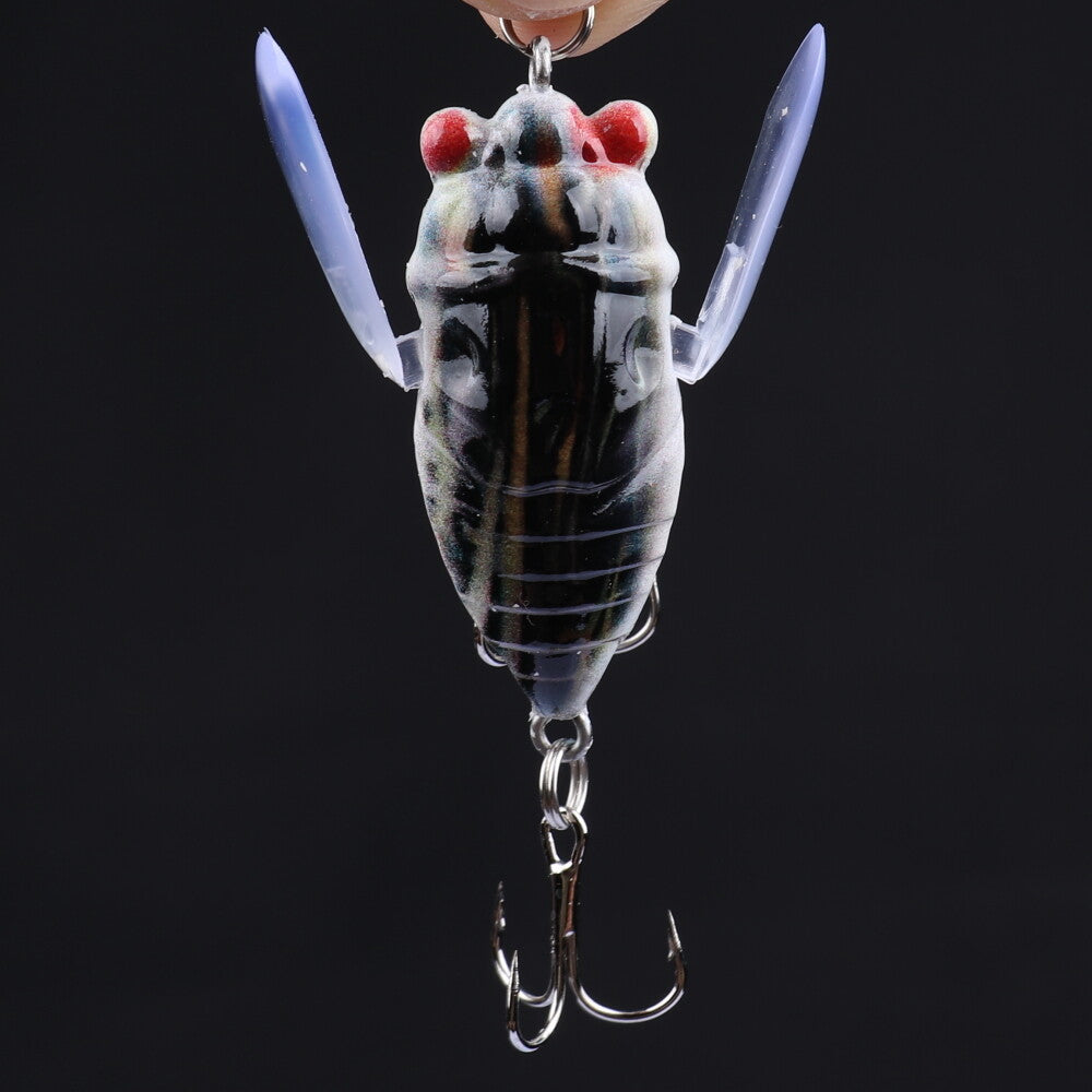 8pcs Crankbait Fishing Lures Cicada Bait Artificial Tackle Set