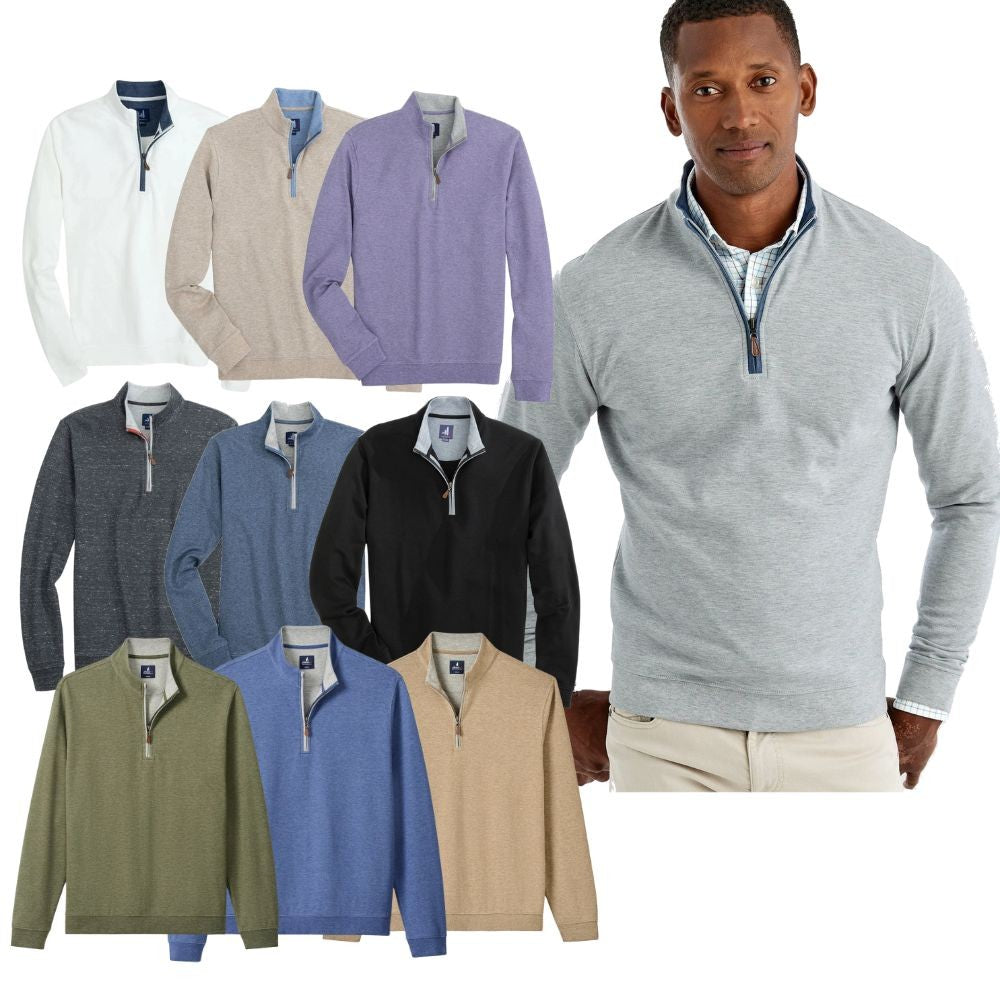 Men's 1/4 Zip Golf Pullover - Casual and Performance Layer