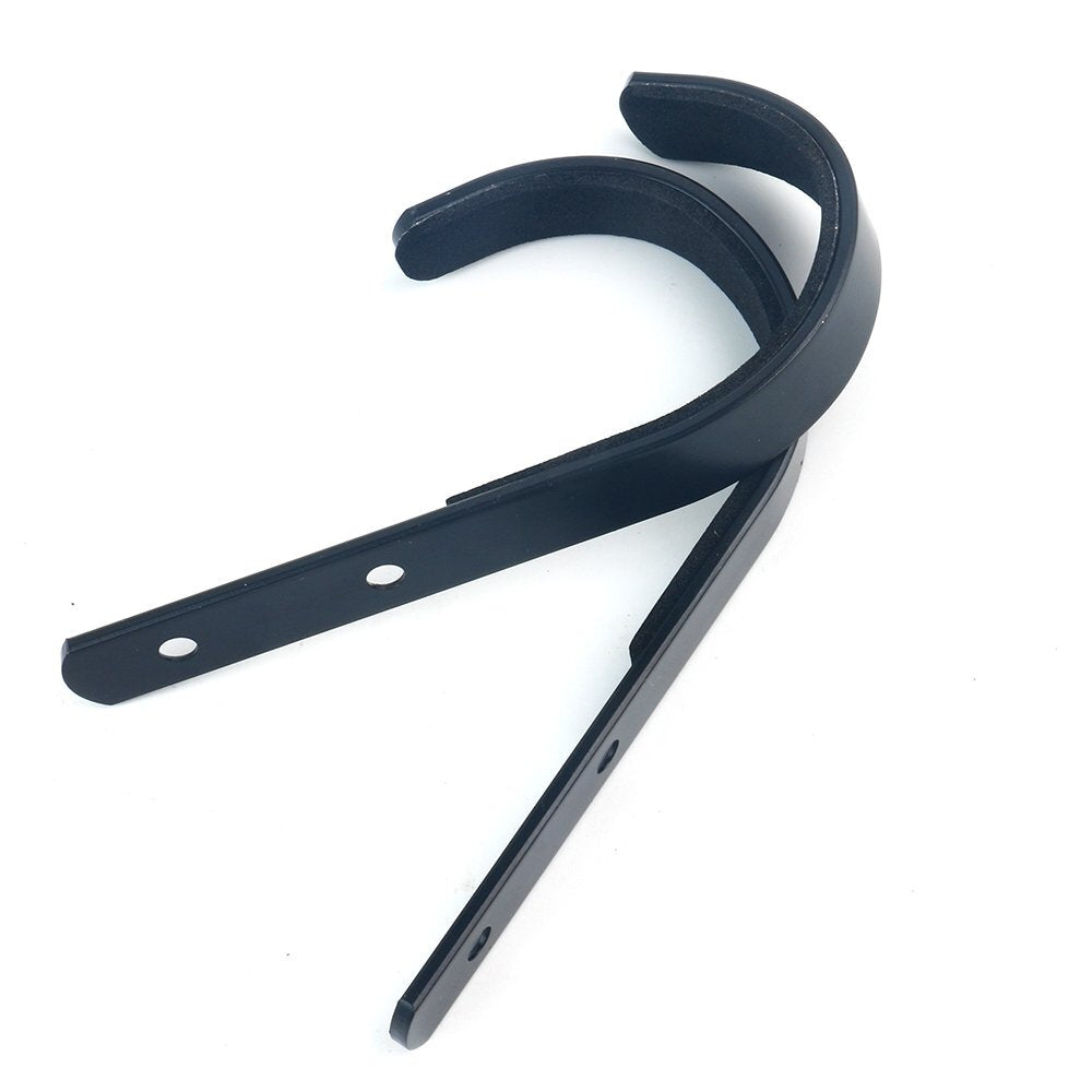 Wall Mount Gun Rack with Felt-Lined Hooks for Shotguns Rifles and Archery Bows