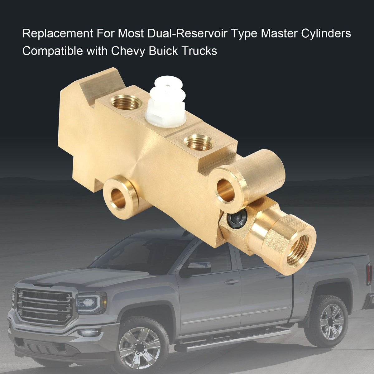 Brake Proportioning Valve Brass Disc & Drum Front Rear Replacement GM 172-1353