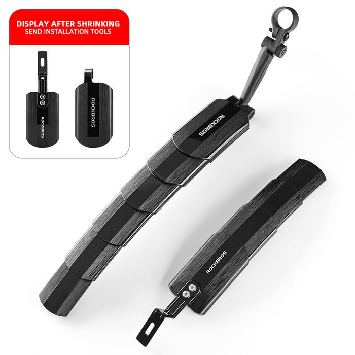 Retractable Bike Fender Set - Front and Rear Mudguards for Cycling