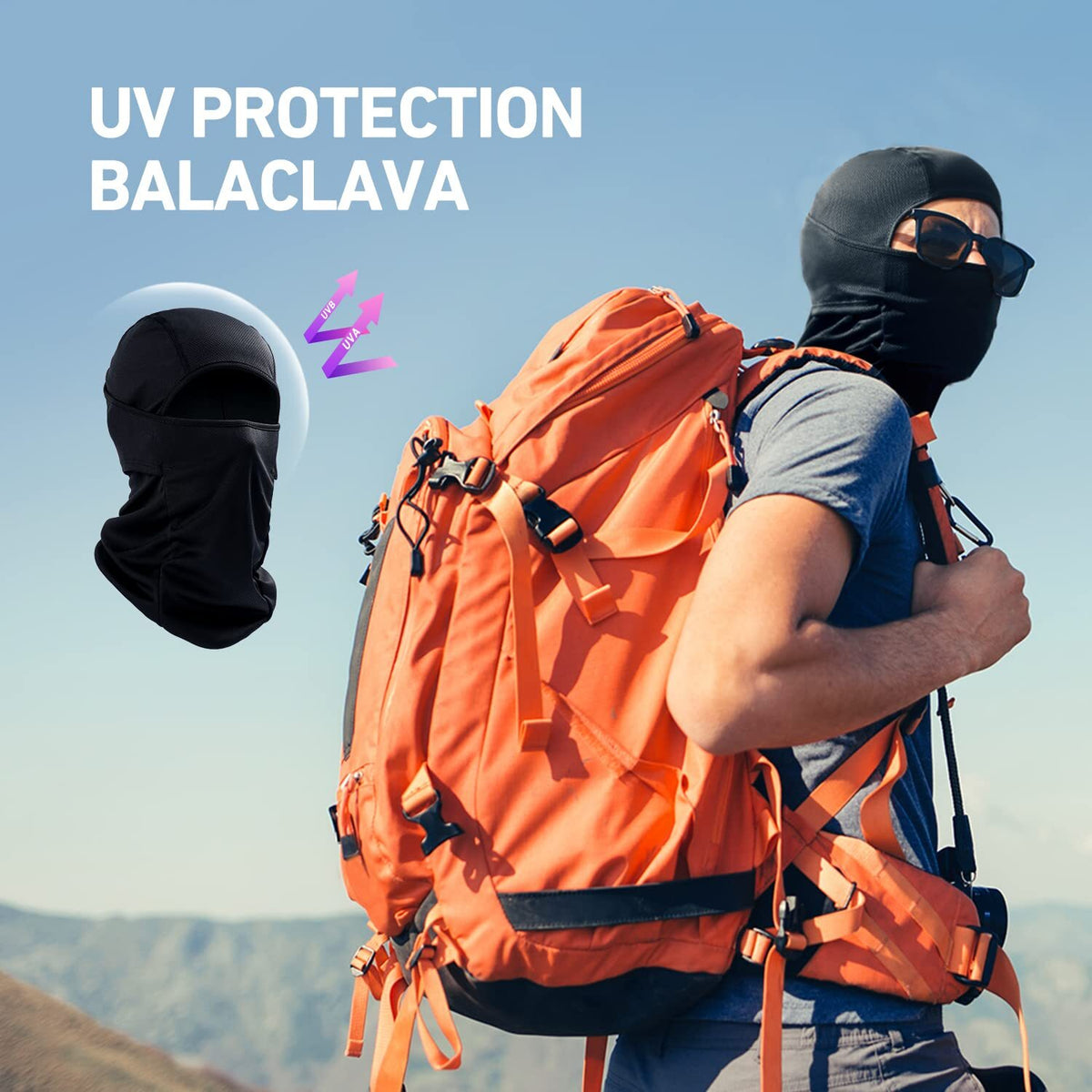 Full Face Mask UV Protection Balaclava for Ski Snowboard Outdoor Sports Men Women