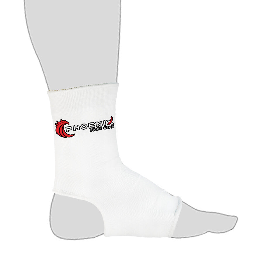 Ankle Supports Pair - MMA Muay Thai Kickboxing Elastic Brace for Training