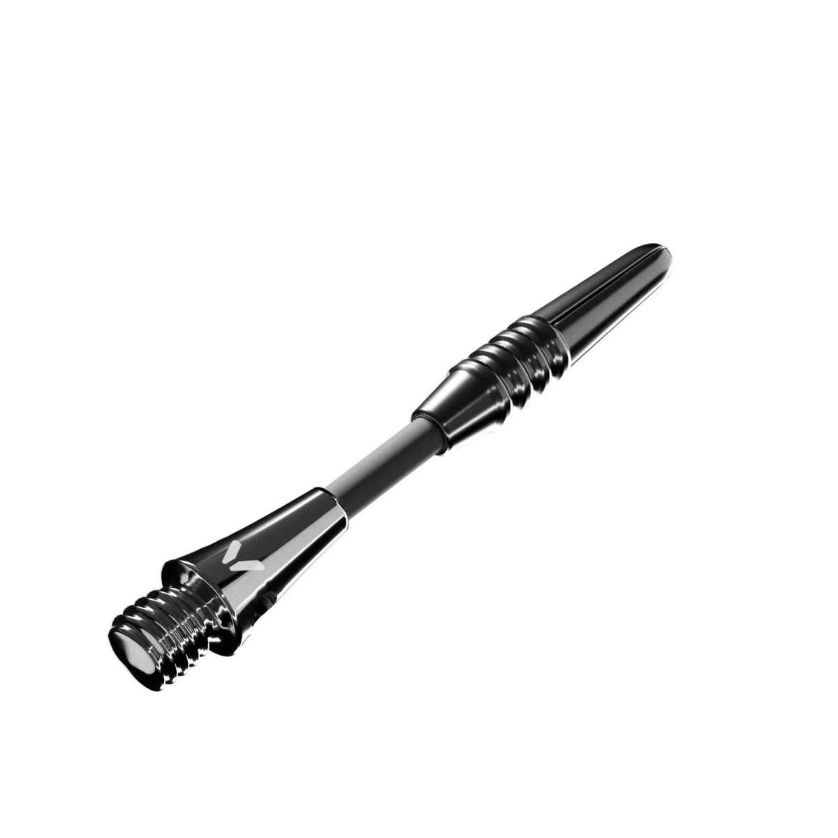 Carbon Fiber Dart Shafts Short 27mm Black Tops - Viper 3 Pack