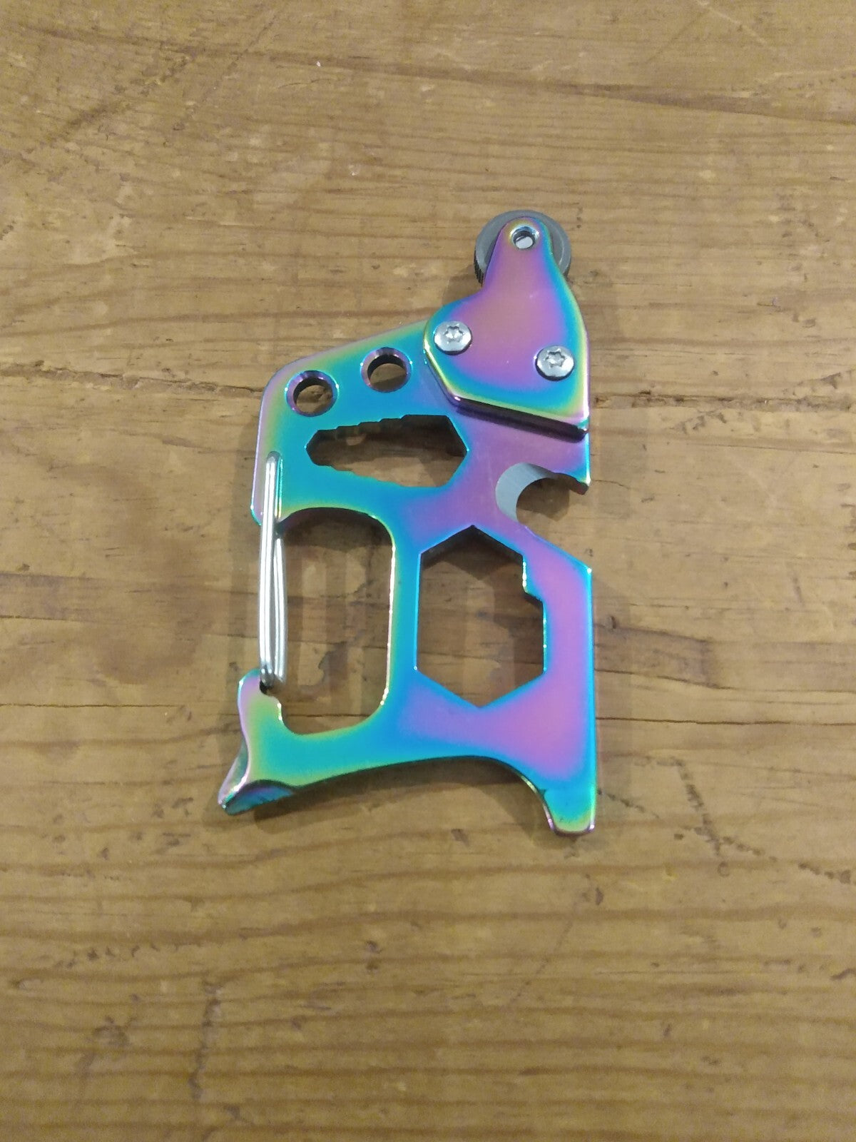 Multitool Carabiner with Fire Starter Camping Survival Gear
