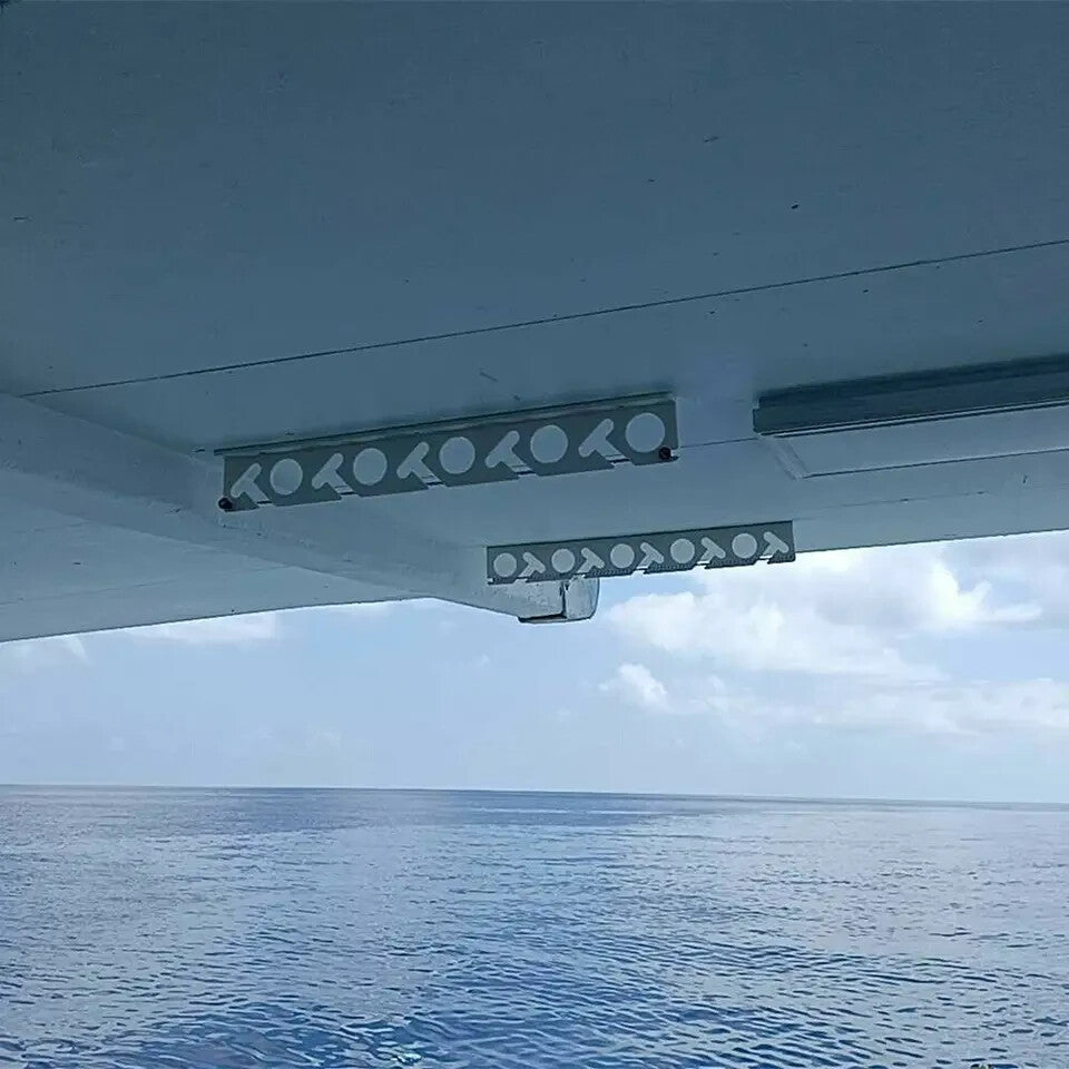 Fishing Rod Rack Wall Mount & Ceiling Storage Organizer for Up to 10 Rods