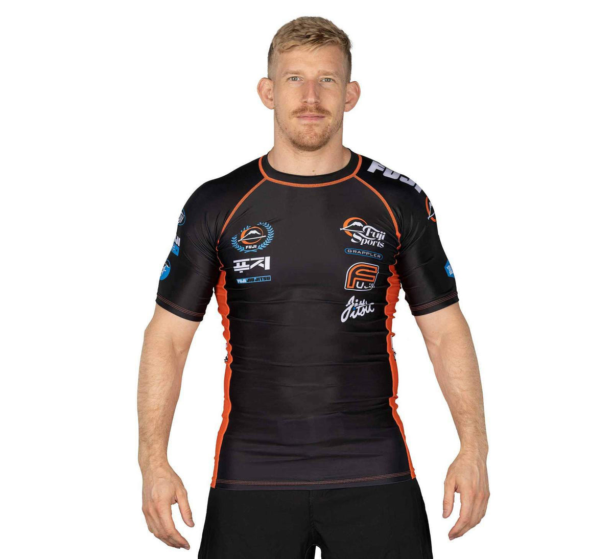 MMA Rashguard Short Sleeve Compression Top for BJJ & Fighting