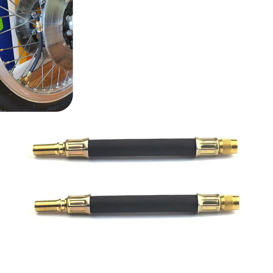 Flexible Tire Valve Stem Extenders 7.87 Inch - Universal for Cars Bikes RVs