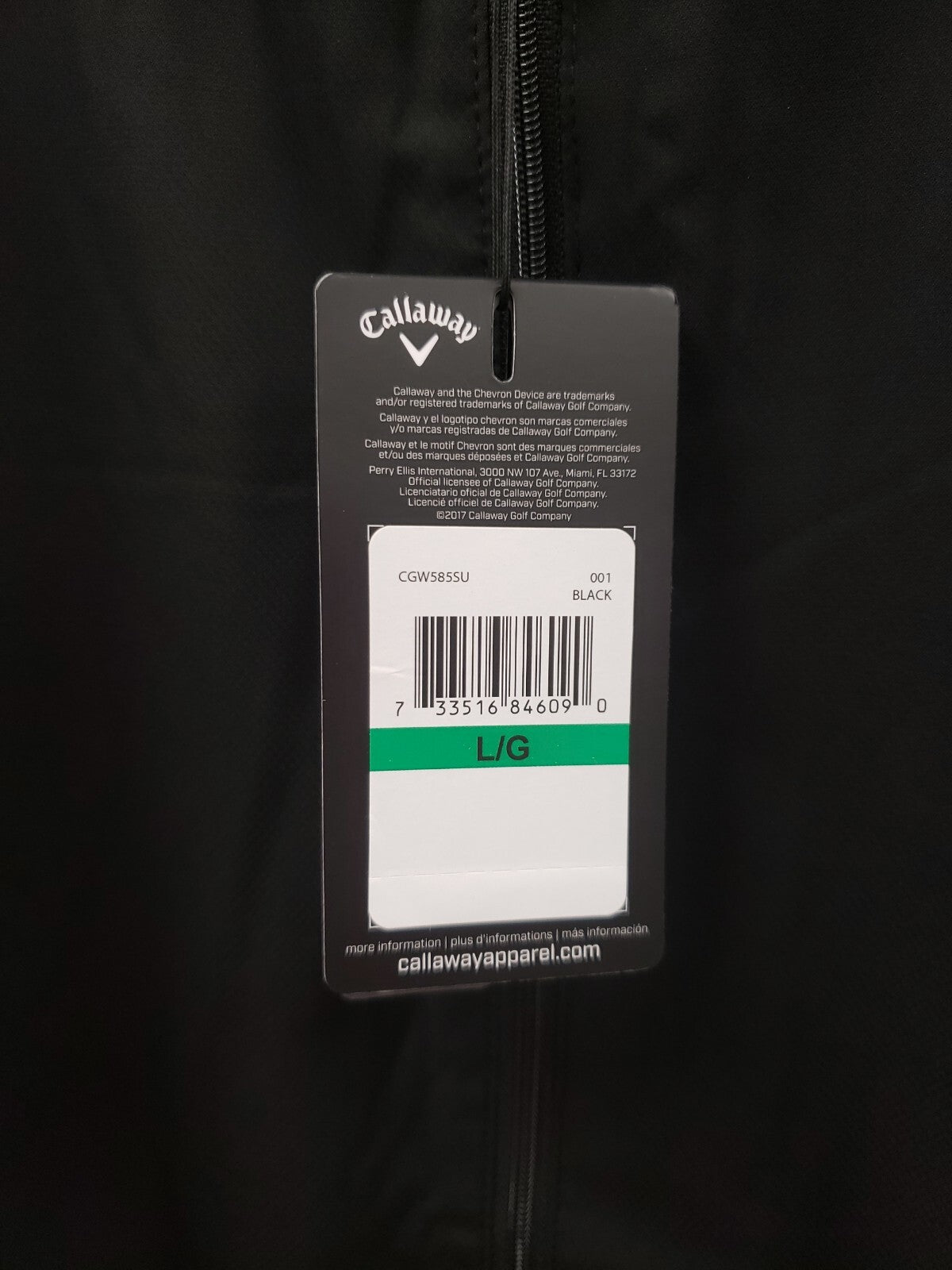 Women's Full Zip Windbreaker Jacket - Water Resistant Golf Outerwear