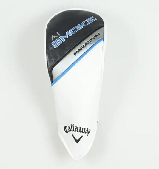 Callaway Golf 2024 AI Smoke Paradym Fairway Wood Head Cover - White