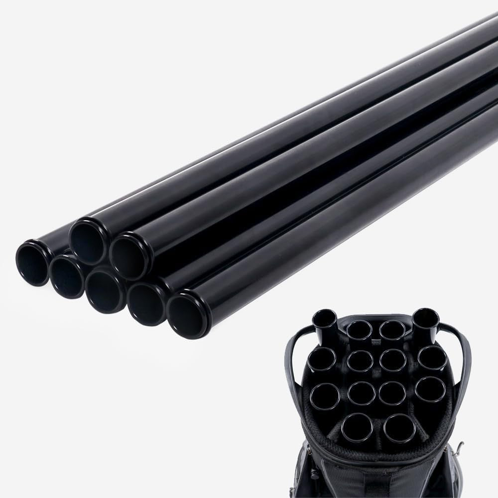 Golf Club Tube Organizer Set - 14pcs 34-inch Plastic Dividers with 1.25" & 1.5" Inner Diameter