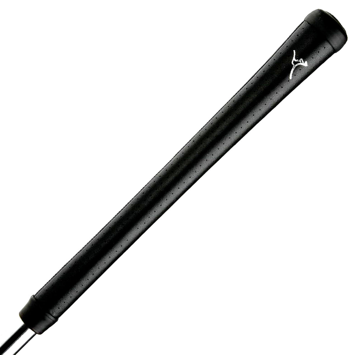 Leather Golf Club Grips - Standard & Midsize, Black & Red, Durable & Comfortable