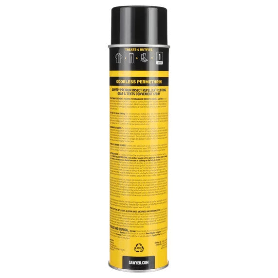 Permethrin Insect Repellent Spray for Outdoor Mosquito & Tick Protection