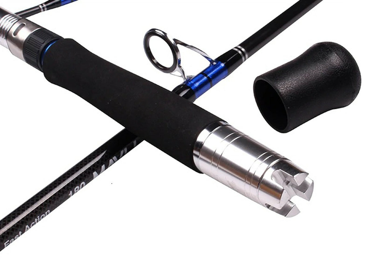Saltwater Jigging Fishing Rod Carbon Fiber 30-50lb Spinning Rod - Multiple Lengths