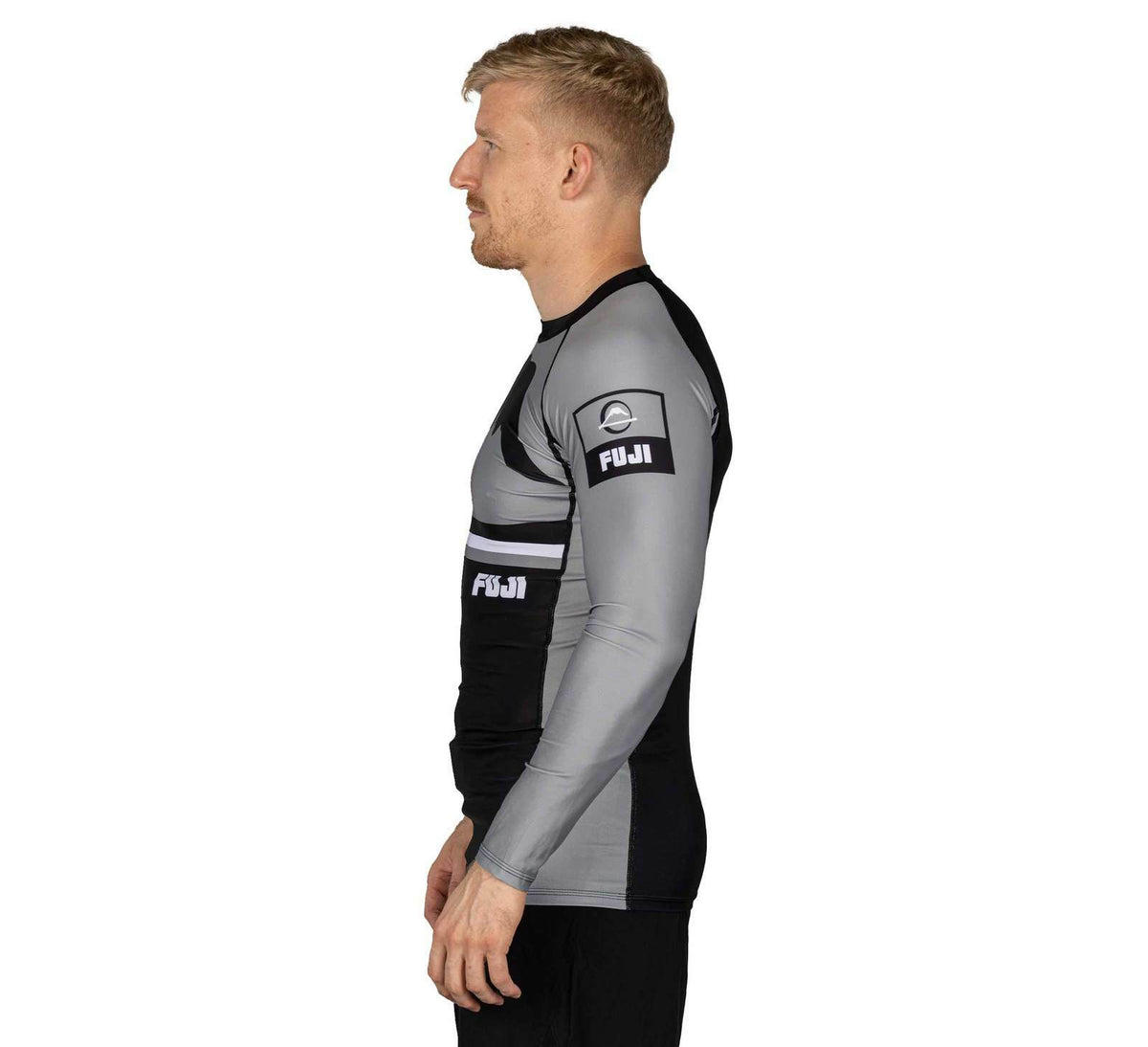 Long Sleeve MMA Rashguard for Jiu-Jitsu & BJJ - Grey